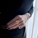 エンボスハートステンレスリング 指輪 アレルギー対応 | FACION | 詳細画像9