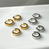 ミニロールステンレスフープピアス 両耳用 アレルギー対応 | FACION | 詳細画像8