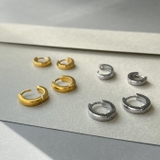 ミニロールステンレスフープピアス 両耳用 アレルギー対応 | FACION | 詳細画像6