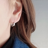 ミニロールステンレスフープピアス 両耳用 アレルギー対応 | FACION | 詳細画像9