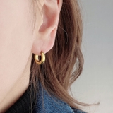 ミニロールステンレスフープピアス 両耳用 アレルギー対応 | FACION | 詳細画像12