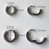 ミニロールステンレスフープピアス 両耳用 アレルギー対応 | FACION | 詳細画像14
