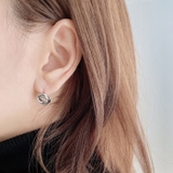 トリプルリングクロスステンレスピアス サージカルステンレス 金属アレルギー対応 | FACION | 詳細画像8 