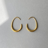 ゴールド 20mm | ドロップフープステンレスピアス アレルギー対応 金属アレルギー | FACION