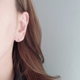 プッシュ式ボール型ステンレススタッドピアス 両耳用 ピアス | FACION | 詳細画像7