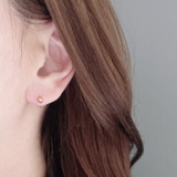 プッシュ式ボール型ステンレススタッドピアス 両耳用 ピアス | FACION | 詳細画像10