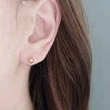 プッシュ式ボール型ステンレススタッドピアス 両耳用 ピアス | FACION | 詳細画像11