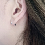 プッシュ式ボール型ステンレススタッドピアス 両耳用 ピアス | FACION | 詳細画像12