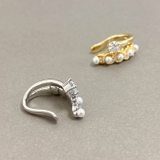 CZ&パールラインイヤーカフ 片耳用 レディース | FACION | 詳細画像3