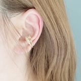 CZ&パールラインイヤーカフ 片耳用 レディース | FACION | 詳細画像8