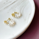 淡水パールリングフープピアス 天然 淡水パール | FACION | 詳細画像2 