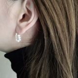 淡水パールリングフープピアス 天然 淡水パール | FACION | 詳細画像8 