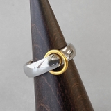 ゴールドリング付ステンレスリング 指輪 バイカラー | FACION | 詳細画像5