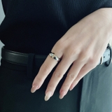 ゴールドリング付ステンレスリング 指輪 バイカラー | FACION | 詳細画像8