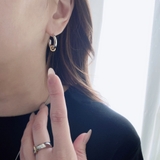 SGカラーC型フープステンレスピアス バイカラー コンビカラー | FACION | 詳細画像11 