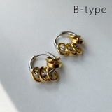 B-type | SGカラーリング付フープステンレスピアス バイカラー コンビカラー | FACION