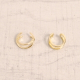 ブリッジ＆クロスラインイヤーカフSET キュービックジルコニア ノンホールピアス | FACION | 詳細画像4 