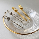 U型ステンレスロングチェーンピアス ピアス チェーンピス | FACION | 詳細画像2