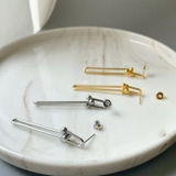 U型ステンレスロングチェーンピアス ピアス チェーンピス | FACION | 詳細画像4