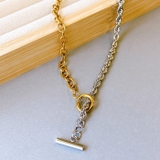 バイカラーマンテルステンレスネックレス コンビカラー アレルギー対応 | FACION | 詳細画像3