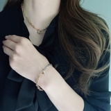 バイカラーマンテルステンレスネックレス コンビカラー アレルギー対応 | FACION | 詳細画像8