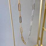 バイカラーレオンチェーンステンレスネックレス コンビカラ アレルギー対応 | FACION | 詳細画像2 