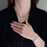 バイカラーレオンチェーンステンレスネックレス コンビカラ アレルギー対応 | FACION | 詳細画像7 