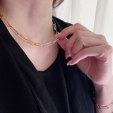 バイカラーレオンチェーンステンレスネックレス コンビカラ アレルギー対応 | FACION | 詳細画像9 