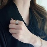 バイカラーステンレスデザインフォークリング 指輪 アレルギー対応 | FACION | 詳細画像9 