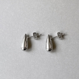 シルバー | ストレートミニドロップステンレスピアス しずく 涙型 | FACION