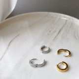 ダイヤカットワンタッチフープピアス ステンレス アレルギー対応 | FACION | 詳細画像4