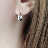 ダイヤカットワンタッチフープピアス ステンレス アレルギー対応 | FACION | 詳細画像6