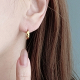 ダイヤカットワンタッチフープピアス ステンレス アレルギー対応 | FACION | 詳細画像7