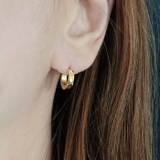 ダイヤカットワンタッチフープピアス ステンレス アレルギー対応 | FACION | 詳細画像8