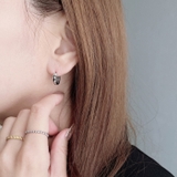 ダイヤカットワンタッチフープピアス ステンレス アレルギー対応 | FACION | 詳細画像9