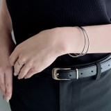 ダブルメタルラインステンレスブレスレット バングル アレルギー対応 | FACION | 詳細画像7 