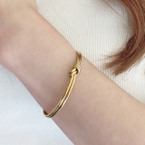 ノット2連ステンレスバングル ブレスレット 結び | FACION | 詳細画像11 