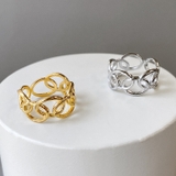 コネクトオーバルステンレスリング 指輪 アレルギー対応 | FACION | 詳細画像1