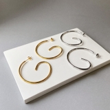 スパイラルステンレスフープピアス サージカルステンレス 金属アレルギー対応 | FACION | 詳細画像2 