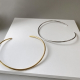 ステンレスチョーカー ネックレス ネックカフ | FACION | 詳細画像1