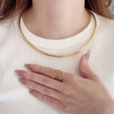 ステンレスチョーカー ネックレス ネックカフ | FACION | 詳細画像5