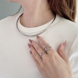 ステンレスチョーカー ネックレス ネックカフ | FACION | 詳細画像7