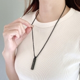 スティックバーローマ数字ステンレスネックレス メンズ サージカルステンレス | FACION | 詳細画像7 