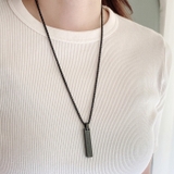 スティックバーローマ数字ステンレスネックレス メンズ サージカルステンレス | FACION | 詳細画像10 