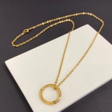 ゴールド | ツイストリングステンレスネックレス サージカルステンレス つけっぱなし | FACION