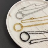 ツイストリングステンレスネックレス サージカルステンレス つけっぱなし | FACION | 詳細画像4