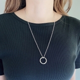 ツイストリングステンレスネックレス サージカルステンレス つけっぱなし | FACION | 詳細画像5