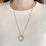 ツイストリングステンレスネックレス サージカルステンレス つけっぱなし | FACION | 詳細画像9