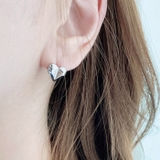 ハートダイヤカットステンレスピアス レディース つけっぱなし | FACION | 詳細画像7 