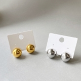 ビッグボール型ステンレスピアス レディース 丸型 | FACION | 詳細画像2